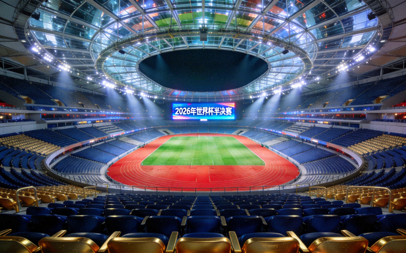 洛杉矶索菲体育场内景，2026年世界杯半决赛举办场馆之一
