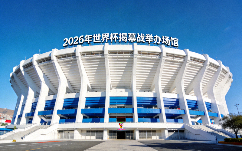 墨西哥城阿兹特克体育场外观，2026年世界杯揭幕战举办场馆